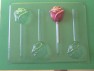 529 Rose Chocolate or Hard Candy Lollipop Mold